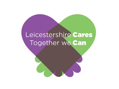 Leics Cares logo