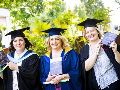 three award winning graduates