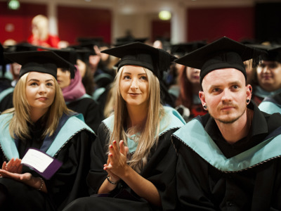 three graduates