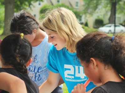 group of volunteers