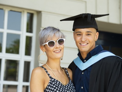 graduate and guest